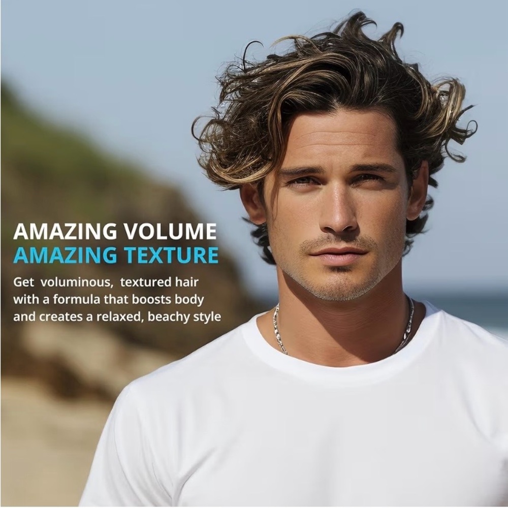 SOL + Style Texturizing Sea Salt Spray Exp 2027 Men/Women - Picture 2 of 7